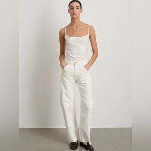 B Sides Lange Lasso Chino Chalk White